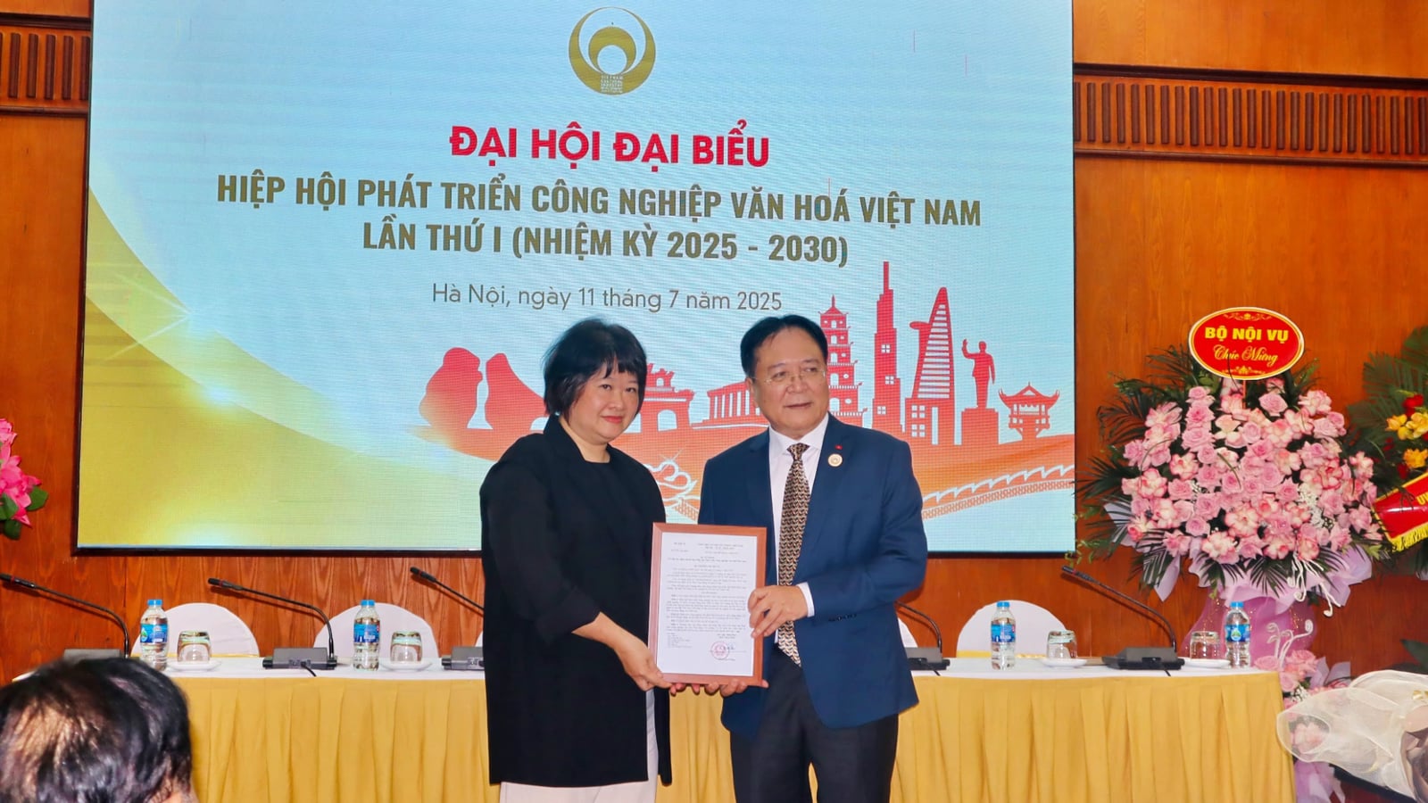 Đại hội đại biểu lần thứ I Hiệp hội Phát triển Công nghiệp Văn hoá Việt Nam tại Hà Nội